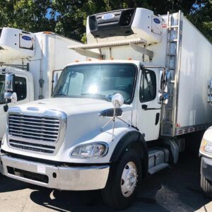 .  Freightliner M2, 2018, 12.8L DD13, AT-AB, 6x4, 28ft Reefer, 95in BD +SD, Carrier Supra 860, TG, r, N#7594
