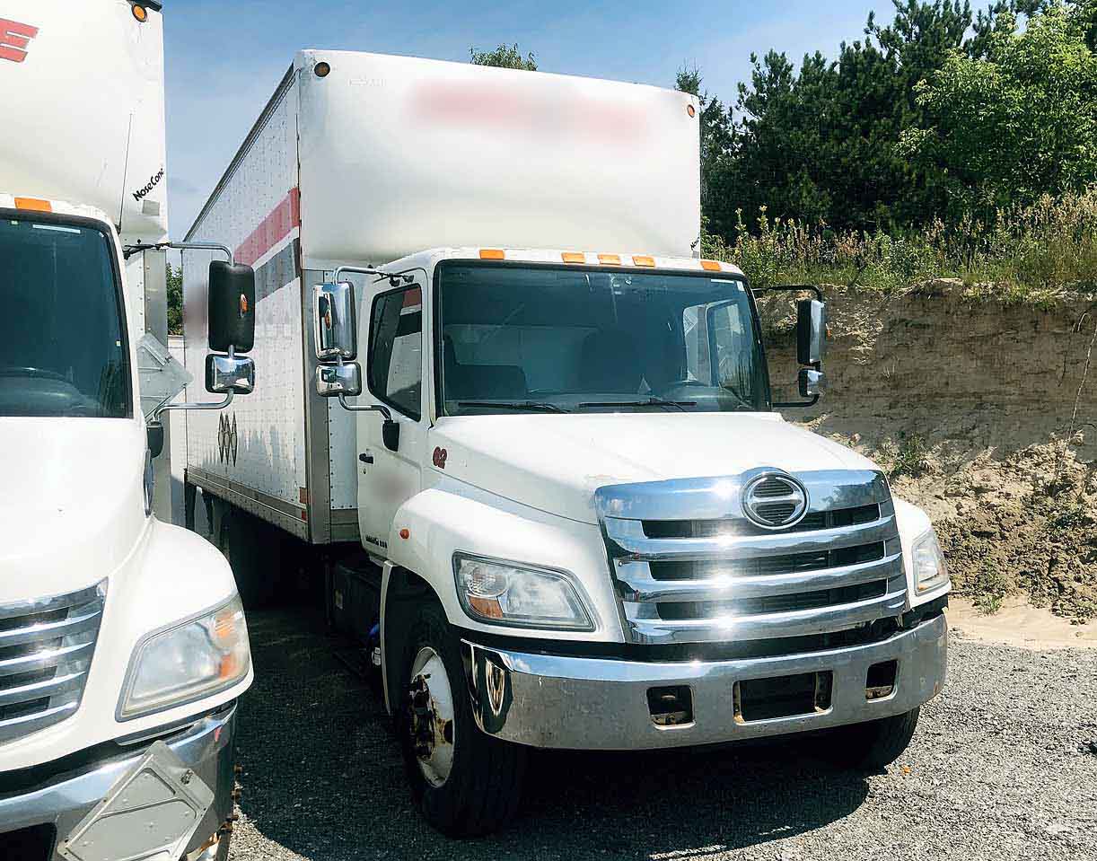 . Hino 358, 2012, 7.6L, MT-AB, 24ft Box, 95in Door, TG, N#4873 - Image 4