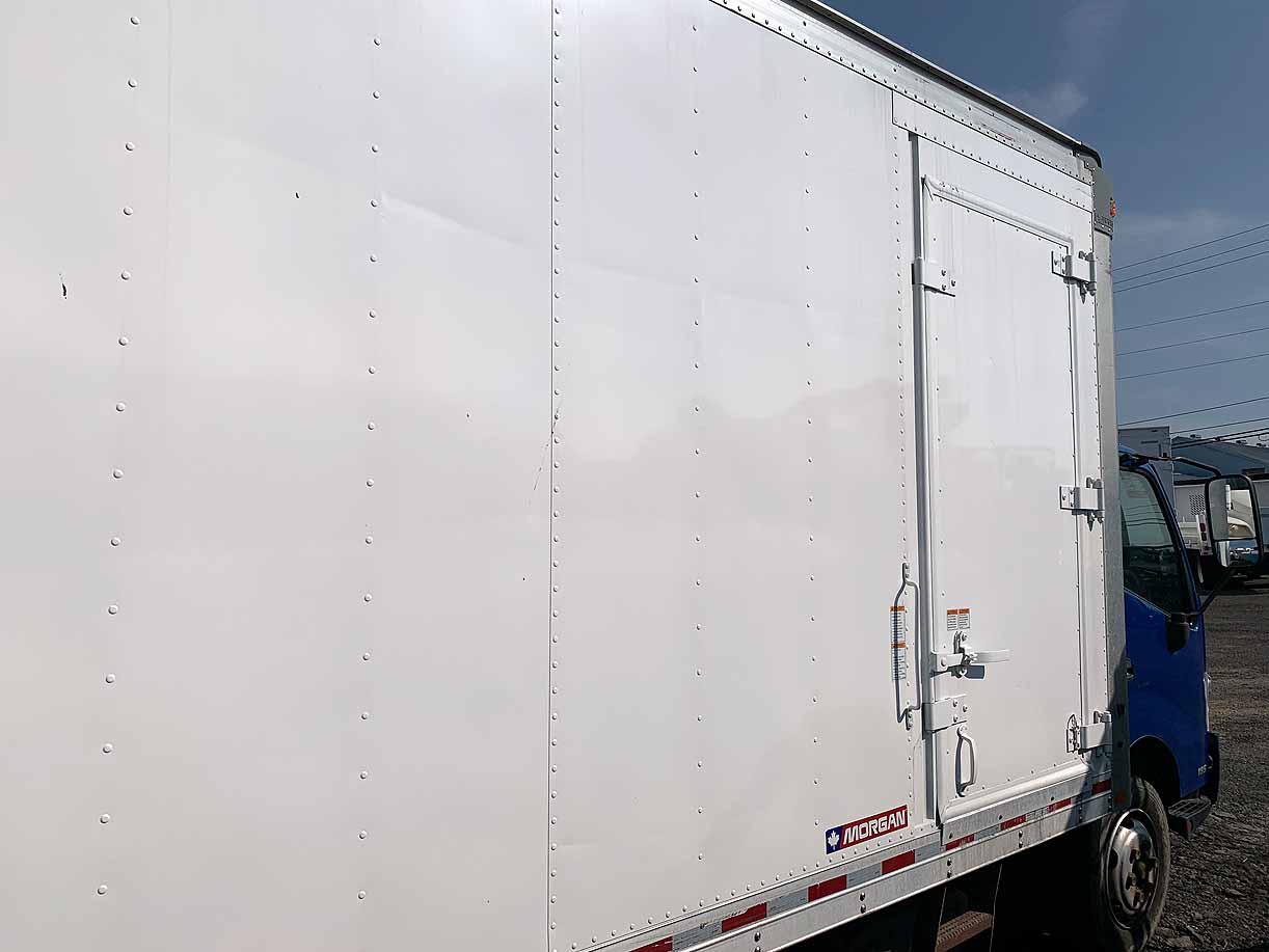 . Hino 195, 2018, 5.1L, AT-HB, blue, 16ft Reefer, 74in +S D, Carrier Supra 560, r, F#0635 - Image 7