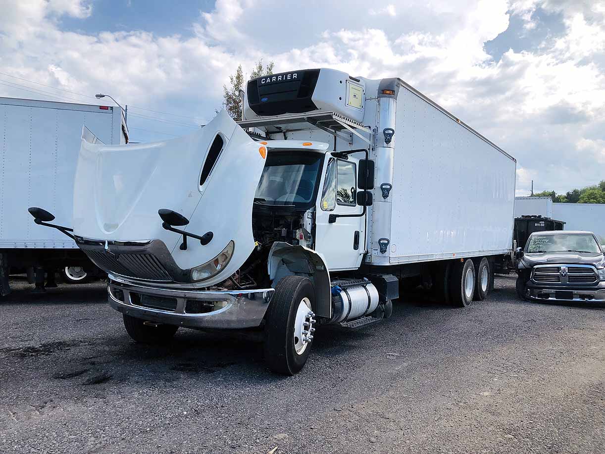 . *Cab & Chassiss SOLD, International 4400, 2017, 9.3L N9, AT-AB, 6x4, 28ft Reefer, 80in D, Carrier, TG, r, F#5742 - Image 31