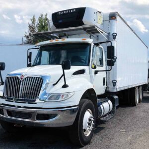 .  *Cab & Chassiss SOLD, International 4400, 2017, 9.3L N9, AT-AB, 6x4, 28ft Reefer, 80in D, Carrier, TG, r, F#5742