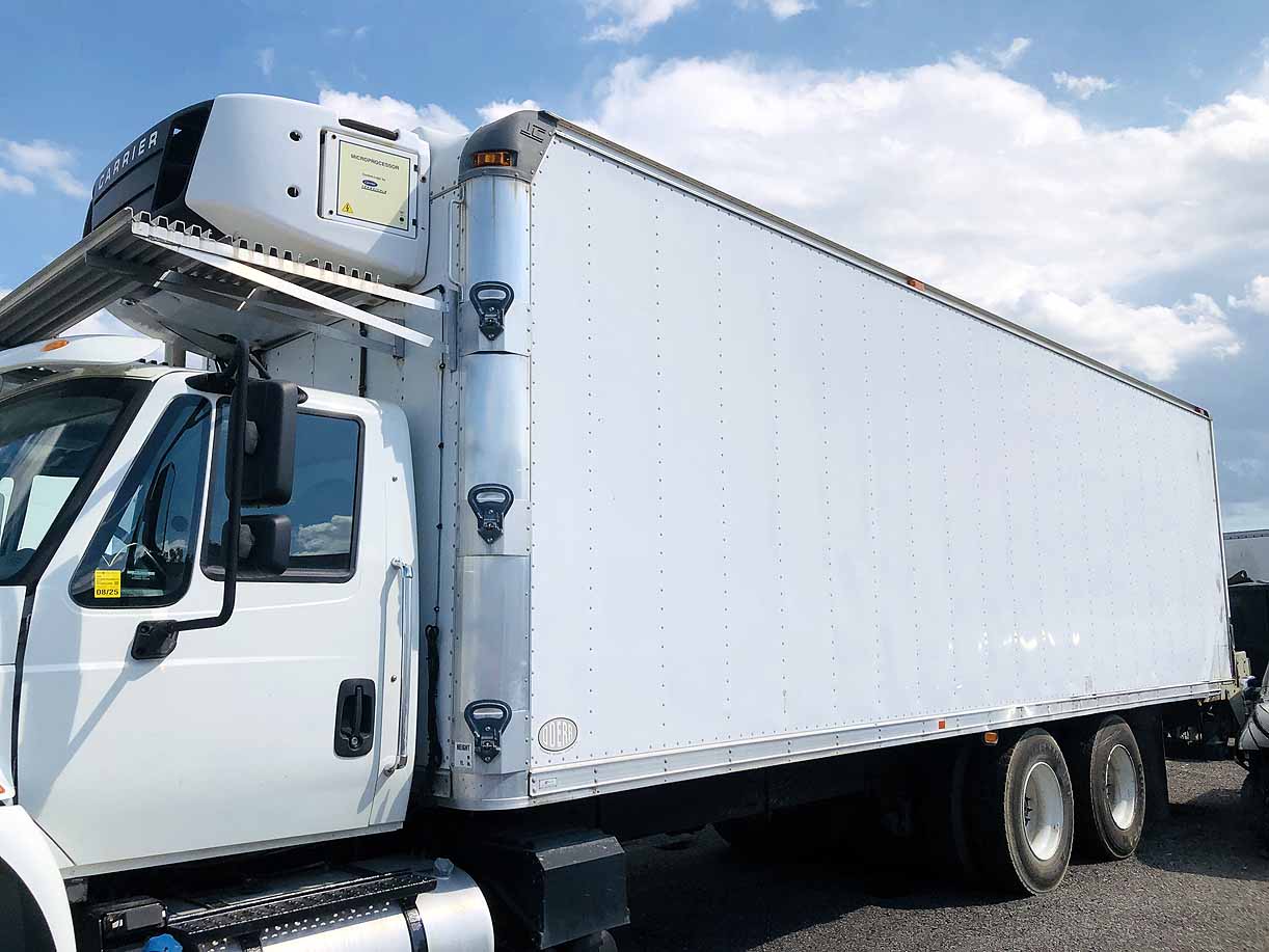 . *Cab & Chassiss SOLD, International 4400, 2017, 9.3L N9, AT-AB, 6x4, 28ft Reefer, 80in D, Carrier, TG, r, F#5742 - Image 5