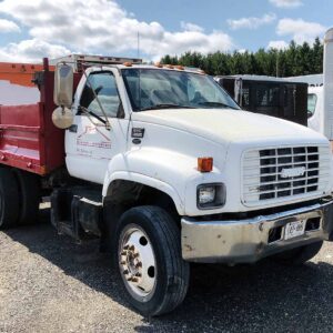 .  GMC C6500, 2000, 7.2L CAT, AutoT-HydrB, 12ft Dump red, N#8807