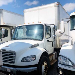 .  Freightliner M2, 2019, 6.7L Cummins, AT-HB, 25ft Box, 96in +Side Door, TG, N#3471