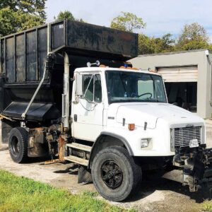 .  Freightliner FL80, 2001, CAT 7.2L, AT-AB, Dump, r, N#5378