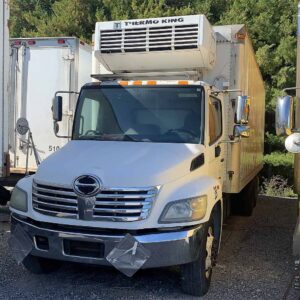 .  Hino 338, 2008, 7.6L, AT-AB, 6x4, 26ft Reefer, 87in BD3, Thermoking RDIISR, N#1277