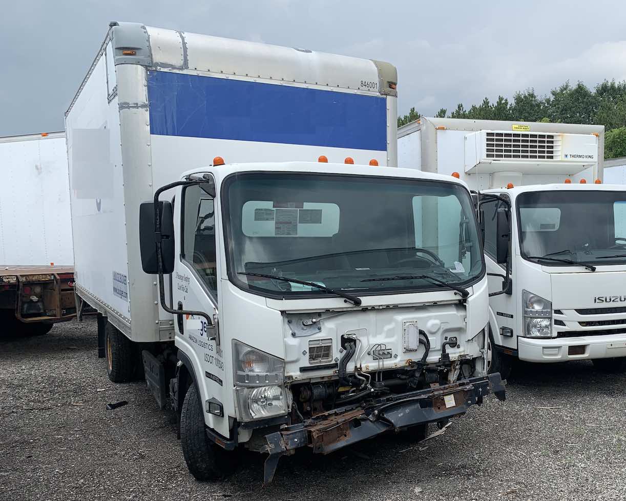. Isuzu NPR-HD, 2018, 5.2L, AT-HB, 16ft Box, 85in Rollup Door, TG, NE3e#7431