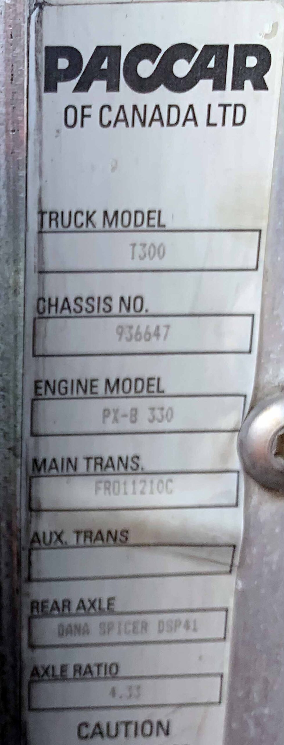 . Kenworth T300, 2008, 8.3L PX8, MT-AB, 6x4, 28ft Box, 92in Door, N#6647 - Image 17