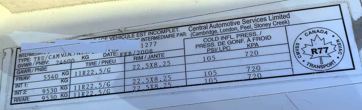. Hino 338, 2008, 7.6L, AT-AB, 6x4, 26ft Reefer, 87in BD3, Thermoking RDIISR, N#1277 - Image 27