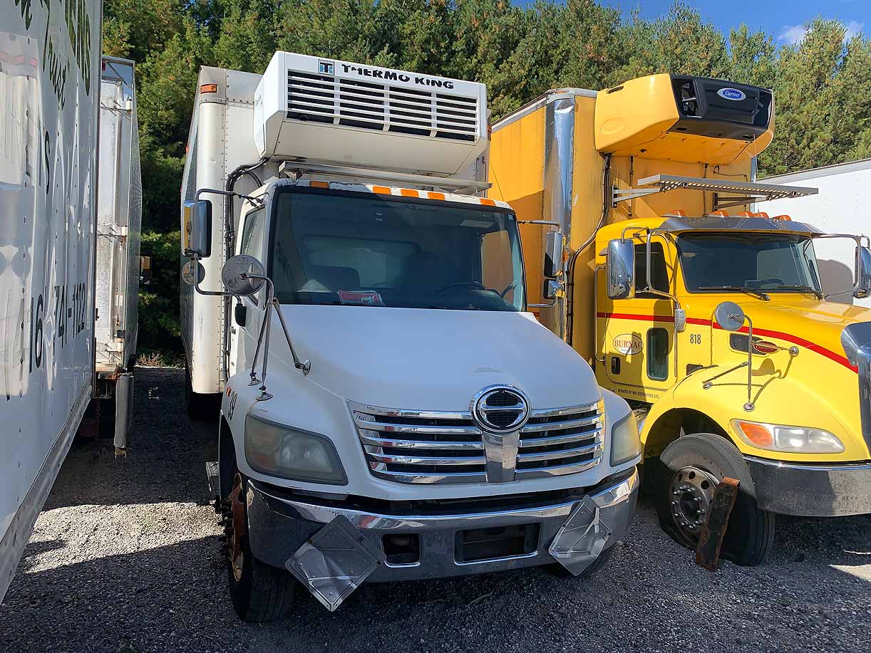 . Hino 338, 2008, 7.6L, AT-AB, 6x4, 26ft Reefer, 87in BD3, Thermoking RDIISR, N#1277 - Image 3