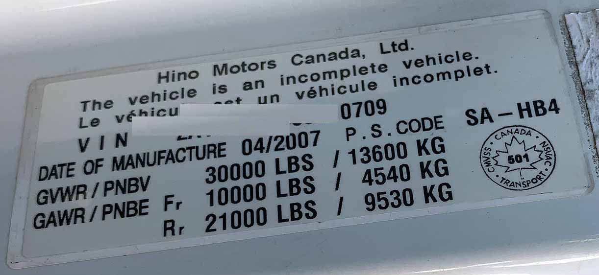. Hino 308, 2008, 7.6L, AT-HB, 26ft Box, 96in BD +SD, TG, N#0709 - Image 21