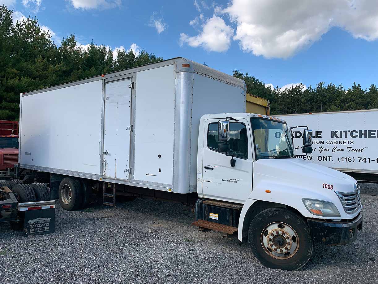 . Hino 308, 2008, 7.6L, AT-HB, 26ft Box, 96in BD +SD, TG, N#0709