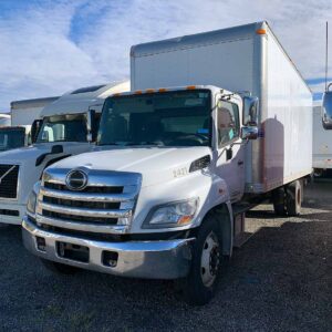 .  Hino 268, 2019, 7.6, Hydr Brake, 24ft Box, 96in Door, TG, N#8887