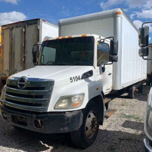 .  Hino 268, 2008, 7.6L, AT-HB, 24ft Box, 90in B Door, TG, N#2497