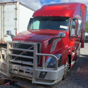 .  Volvo VNL, 2015, 12.8L D13, 6x4 Tandem Sleeper Tractor, *damaged, red, N#8262