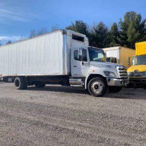 .  Hino 358, 2017, 7.6L, AutoT-AirB, 4x2, w/ reefer box, no reefer, r, N#0199