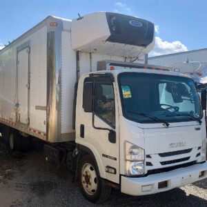 .  Isuzu NRR, 2019, 5.2L, AT-HB, 20ft Reefer, 74in +Side Door, Carrier, Tailgate, N#2165