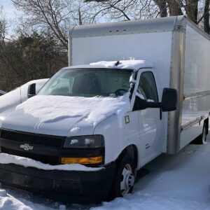 .  Chevrolet Express 4500, 2019, 6L gas, AutoT-HydrB, 16ft Cube Van, r, N#3497