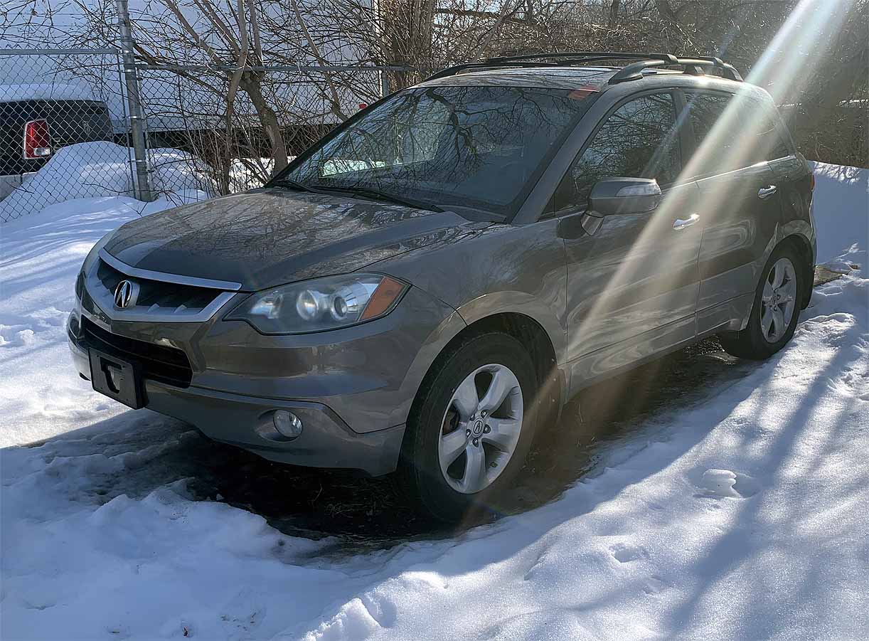 . Acura RDX, 2008, 2.3L gas, Auto Tran, 4Door SUV, grey, N#4345 - Image 3
