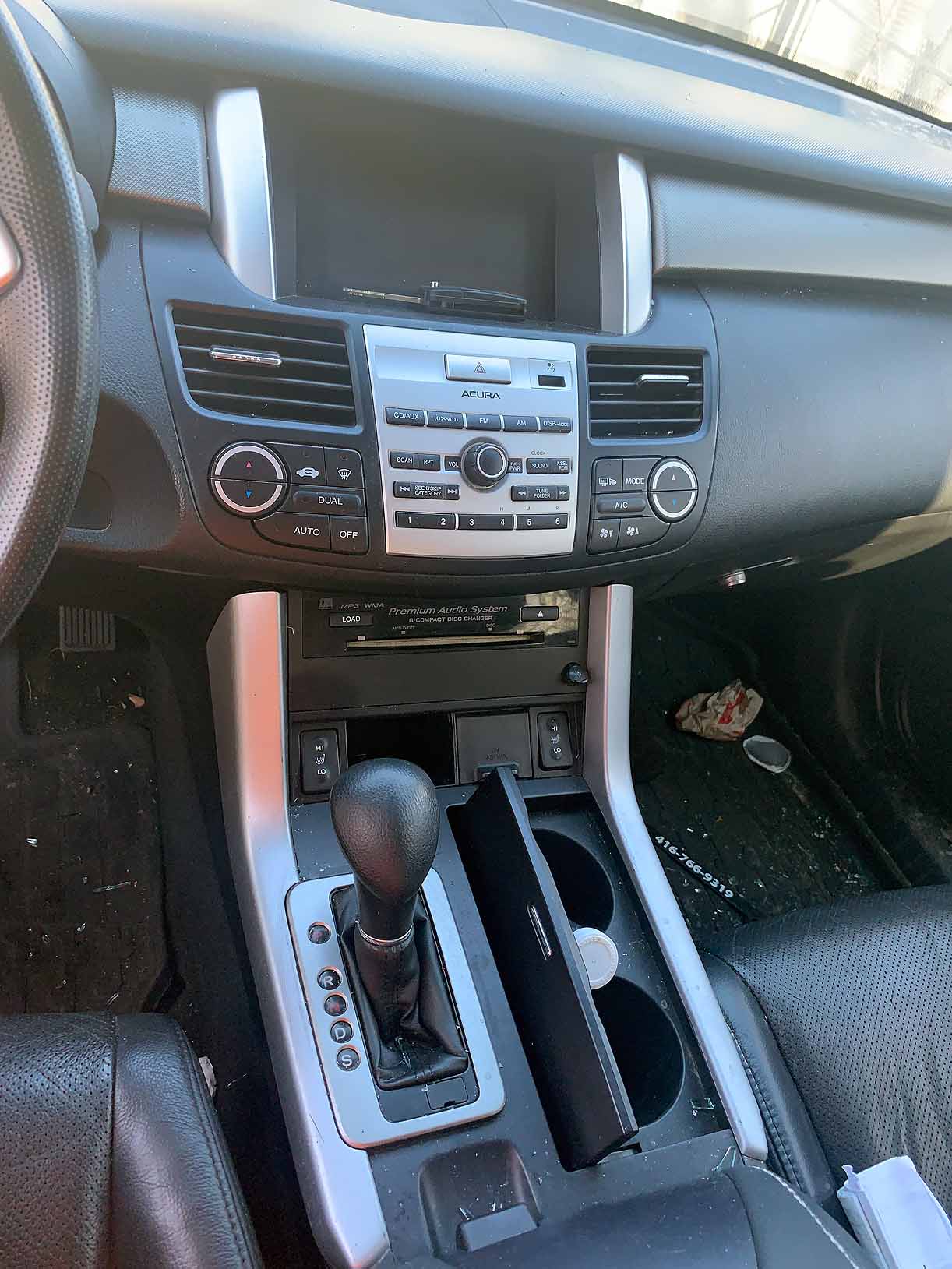 . Acura RDX, 2008, 2.3L gas, Auto Tran, 4Door SUV, grey, N#4345 - Image 7