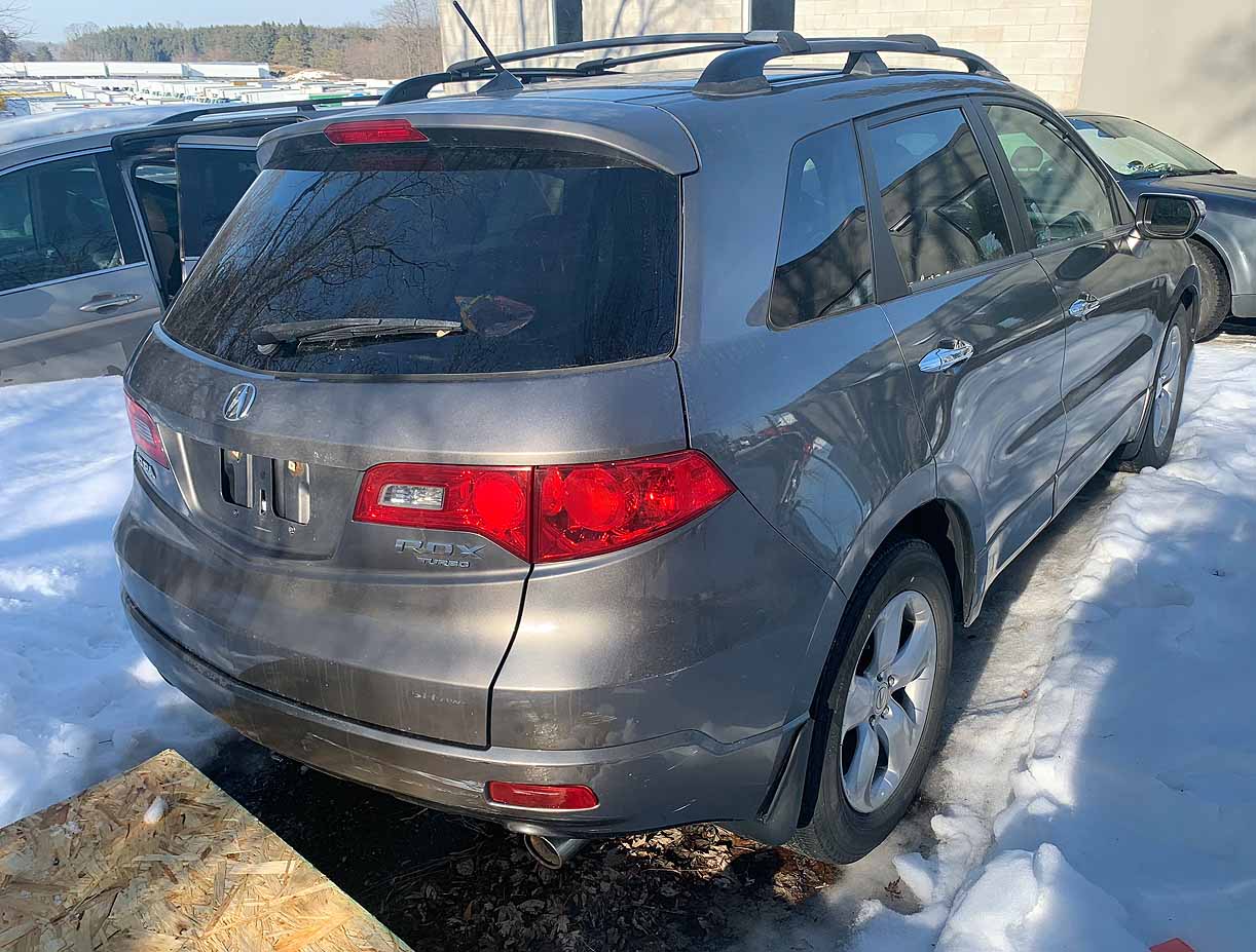 . Acura RDX, 2008, 2.3L gas, Auto Tran, 4Door SUV, grey, N#4345 - Image 4