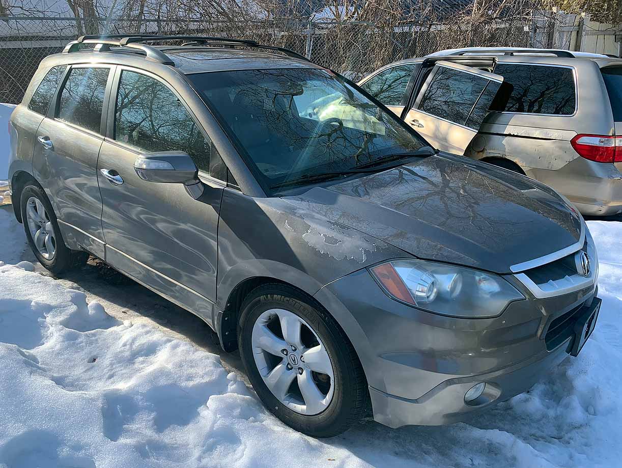 . Acura RDX, 2008, 2.3L gas, Auto Tran, 4Door SUV, grey, N#4345