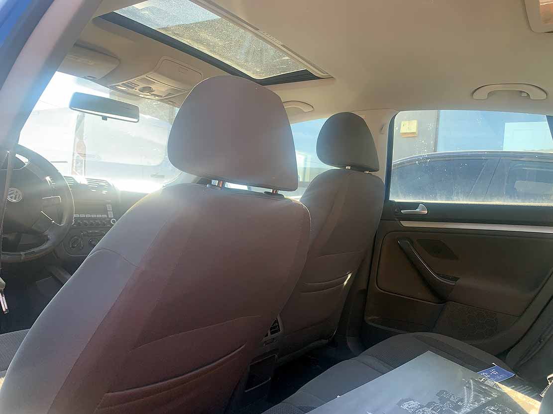 . VW Jetta S, 2008, 2.5L gas, AutoT, FWD, Sunroof, 4Door Sedan, blue, N#8234 - Image 10