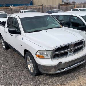.   Dodge Ram 1500 SLT, 2012, 5.7L gas, AutoT, 4x4, 4Door Pickup, white, F#9720