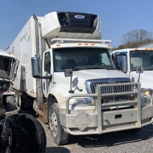 .  International MV, 2020, Cummins 8.8L, AT-AB, 6x4, 26ft Reefer, 89in +Side D, Carrier, LG, N#4003