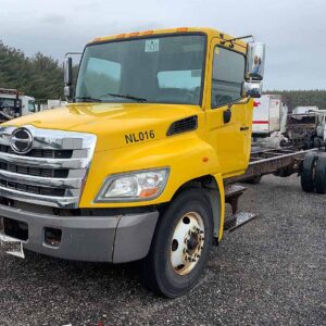 .  Hino 268, 2012, 7.6L, AutoT-HydrB, Cab&Chassis, yellow, N#3837