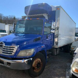 .  Hino 358, 2010, 7.6L, AutoT-AirB, 24ft Reefer, 82in +Side Door, ThermoKing, blue, N#4205