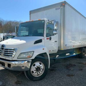 .  Hino 268, 2010, 7.6L, ManT-HydrB, 24ft Box, 90in Door, TG, N#8143
