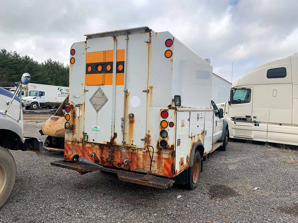 . Ford F450, 2008, 6.4L diesel, AT-HB, 4WD, CrewCab, Utility Box, N#7217 - Image 12