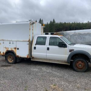 . Ford F450, 2008, 6.4L diesel, AT-HB, 4WD, CrewCab, Utility Box, N#7217