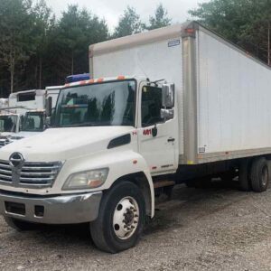 .  Hino 268, 2010, 7.6L, ManT-HydrB, 24ft Box, 90in Door, TG, r, NW12#8143