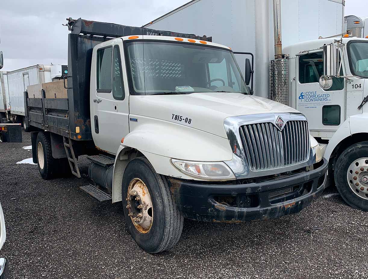 . International 4300, 2008, 7.6L, AutoT-HydrB, 12.5ft Dump, N#9450