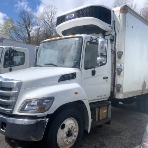.  Hino 268, 2017, 7.6L, AutoT-HydrB, 18ft Reefer, 82in +S D, Carrier Supra S6, TG,  N#8273