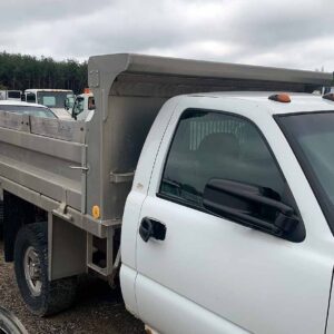 .  8ft Dump, Alum, 80in W, Eloquip, on a Chevrolet Truck, N#DU-E8FT