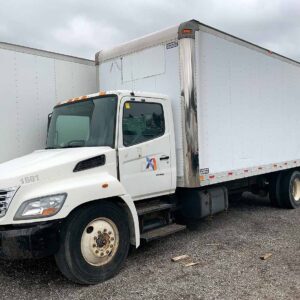 . Hino 338, 2008, 7.6L, ManT-AirB, 24ft Box, 96in Door, N#2068H