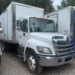 .  Hino 268, 2016, 7.6L, AutoT-HydrB, 24ft Box, 88in +Side D, TG, r, NW12#3544