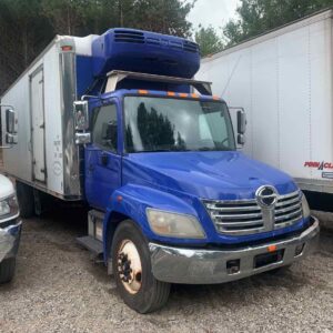 .  Hino 358, 2010, 7.6L, AutoT-AirB, 24ft Reefer, 82in +Side Door, ThermoKing, blue, r, NW12#4205