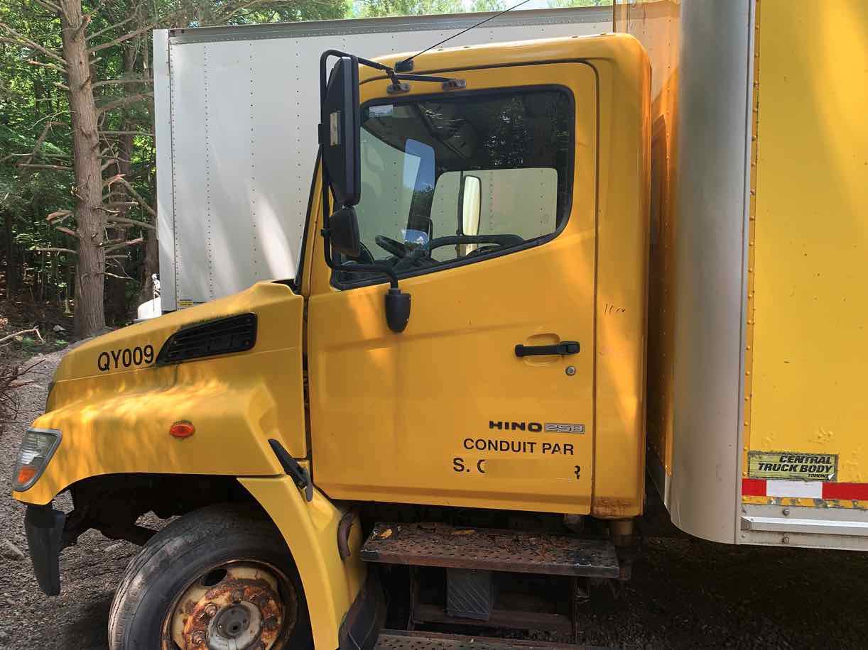 . Hino 258, 2007, 7.6L, AutoT-HydrB, 26ft Box, yellow, N12#0869 - Image 5