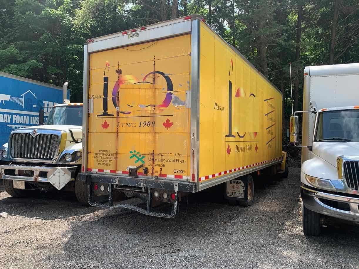 . Hino 258, 2007, 7.6L, AutoT-HydrB, 26ft Box, yellow, N12#0869 - Image 14