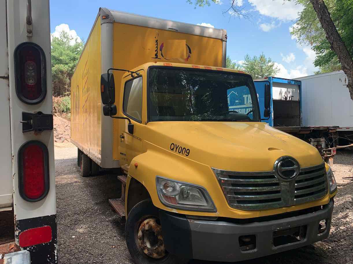 . Hino 258, 2007, 7.6L, AutoT-HydrB, 26ft Box, yellow, N12#0869 - Image 3
