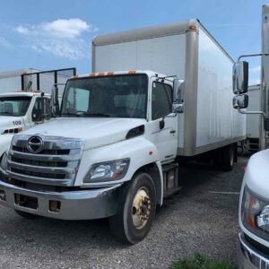. Hino 358, 2016, 7.6L, MT-AB, 26ft Box, 96in Door, 102in W, NE3c#0084