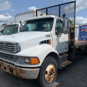 .  Sterling Acterra, 2003, Mercedes 6.4L, ManT-AirB, 24.5ft Flatbed, 102in W, r, NE3c#9621