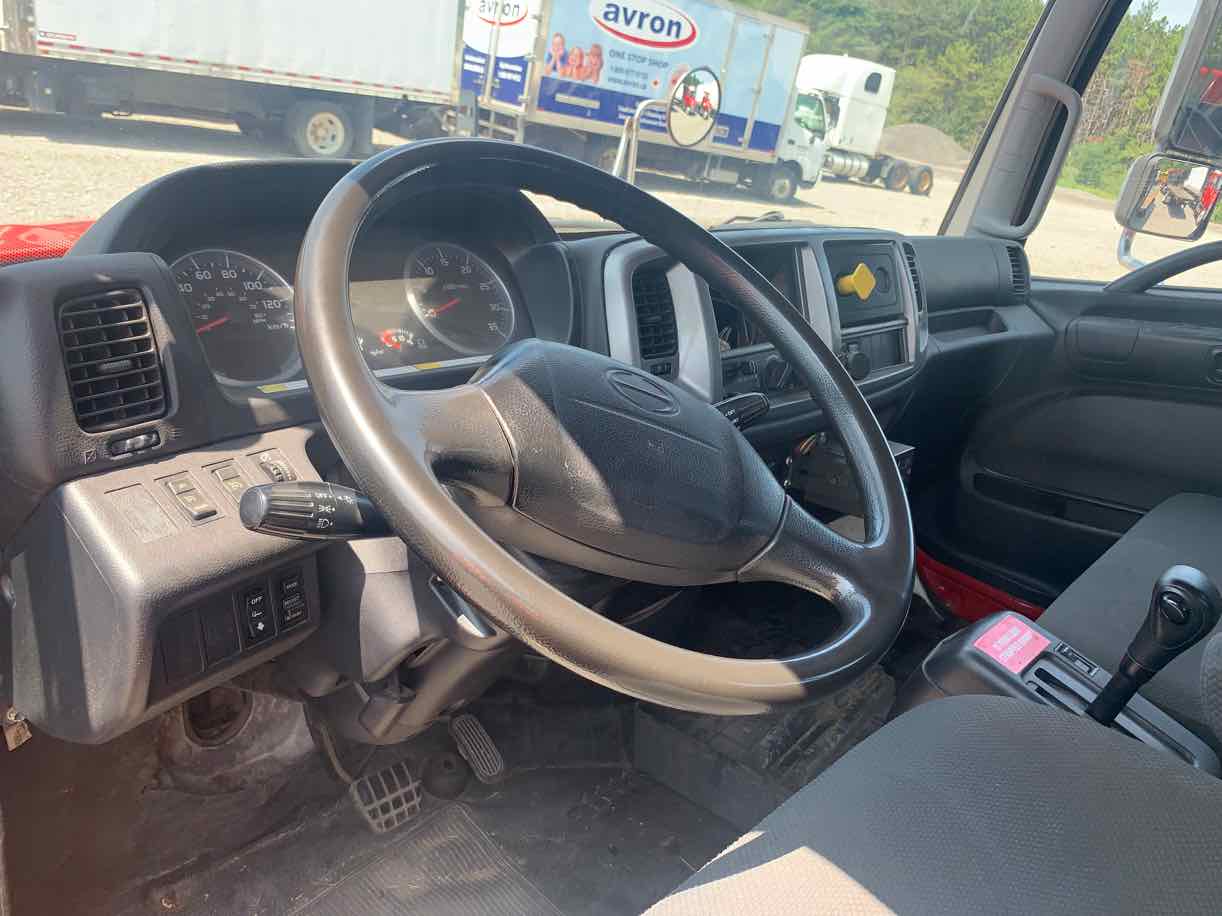 . Hino 338, 2014, 7.6L, AutoT-AirB, red, 21.5ft Flatbed, NE3c#5796 - Image 10