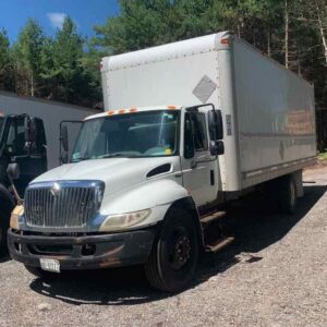 . International 4300, 2008, 6.4L, AutoT-HydrB, 26ft Dry Box, 90 Rollup +Side Door, 96 W, NW12#1560