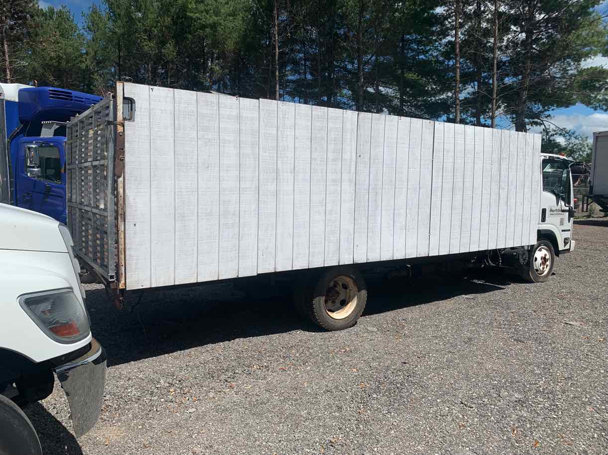 . Isuzu NRR, 2010, 5.2L, AutoT-HydrB, 20ft Flatbed with Sides, NW12#1452 - Image 7