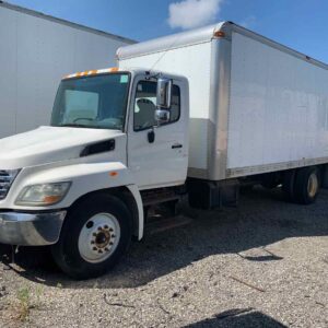 . Hino 338, 2008, 7.6L, AT-HB, 26ft Box, 85in Door, NE4c#0854